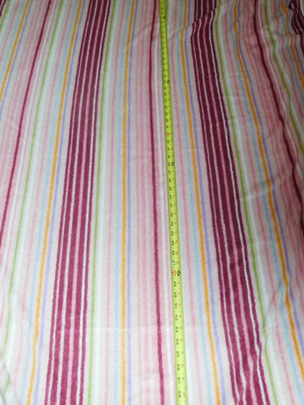 Pink Stripe Throw Blanket